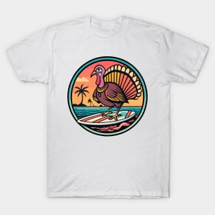 Surfing Turkey Thanksgiving Cruise T-Shirt